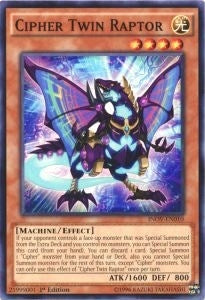 Cipher Twin Raptor (10) (INOV) - YuGiOh Single