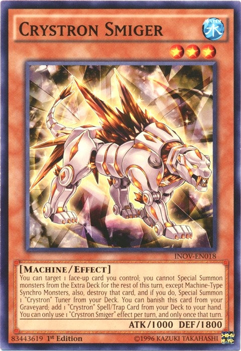 Crystron Smiger (18) (INOV) - YuGiOh Single