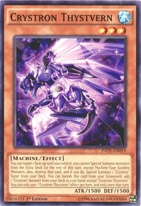 Crystron Thystvern (19) (INOV) - YuGiOh Single