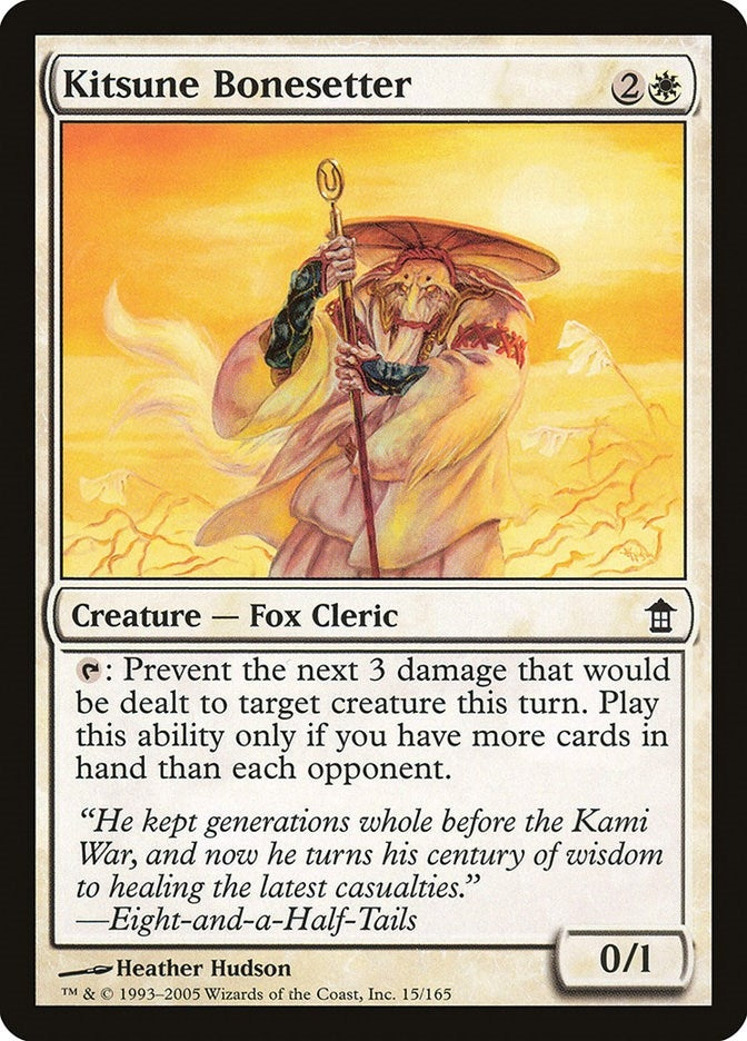 Kitsune Bonesetter (15) [SOK] - MTG Single