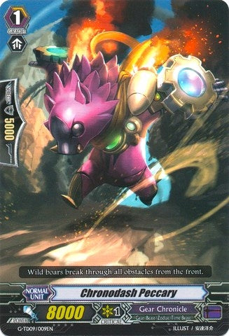 Chronodash Peccary (9009) [G-TD09] - Cardfight Vanguard Single