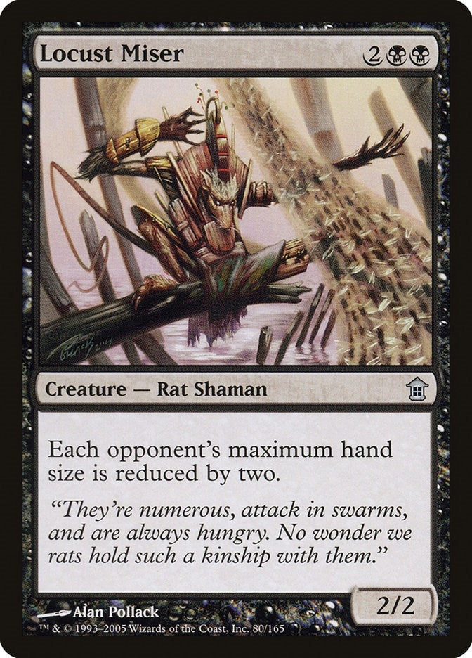 Locust Miser (80) [SOK] - MTG Single