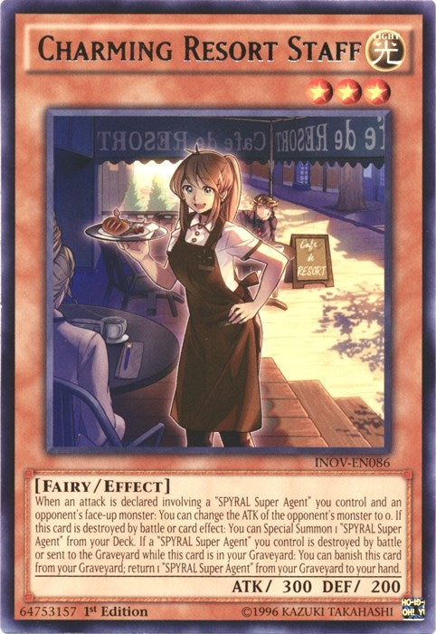 Charming Resort Staff (86) (INOV) - YuGiOh Single