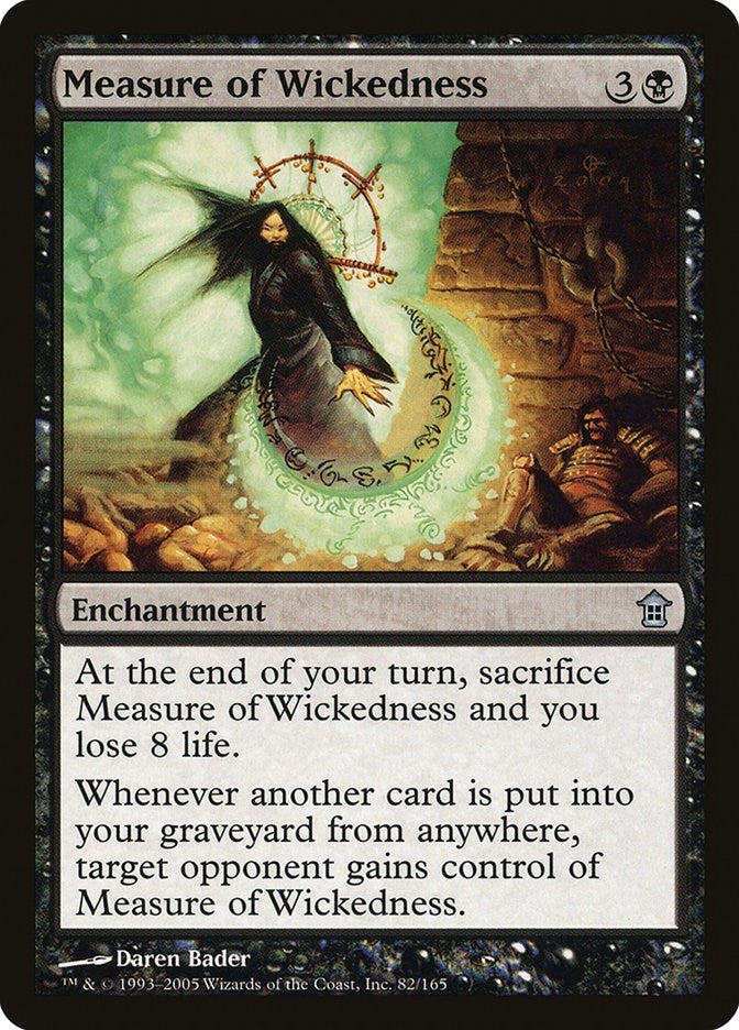 Measure of Wickedness (82) [SOK] - MTG Single