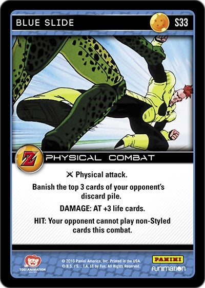 Blue Slide (33) [AWA] - Dragon Ball Z TCG Single