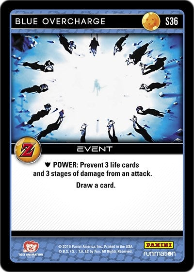 Blue Overcharge (36) [AWA] - Dragon Ball Z TCG Single