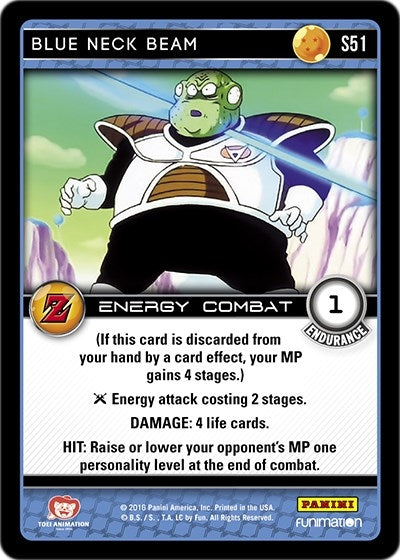Blue Neck Beam (51) [AWA] - Dragon Ball Z TCG Single