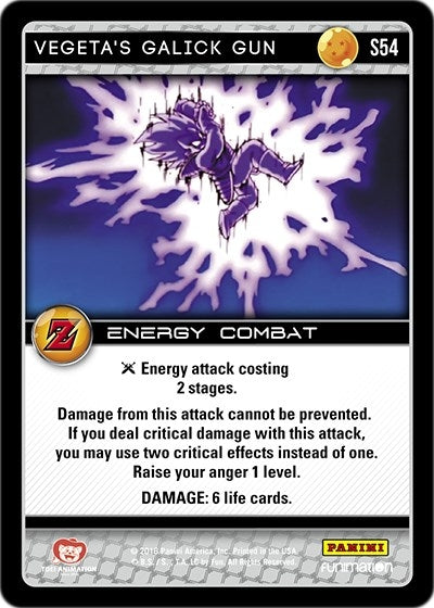 Vegeta’s Galick Gun (54) [AWA] - Dragon Ball Z TCG Single