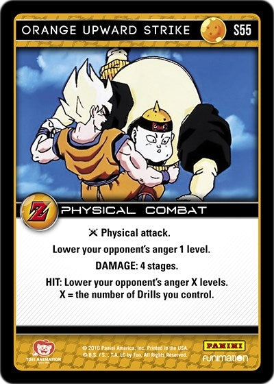 Orange Upward Strike (55) [AWA] - Dragon Ball Z TCG Single