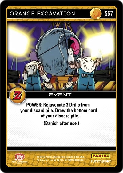 Orange Excavation (57) [AWA] - Dragon Ball Z TCG Single