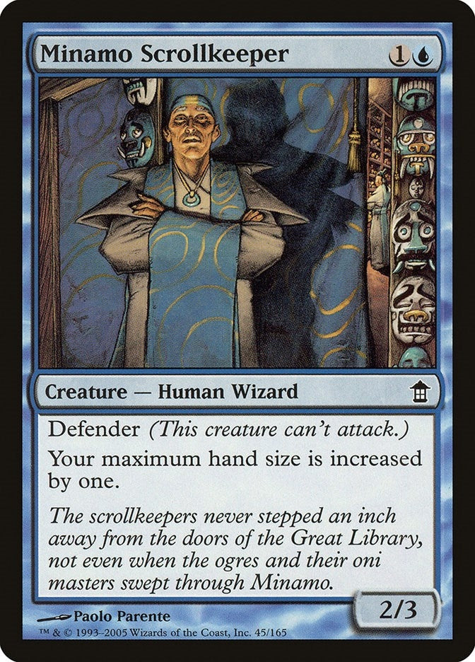 Minamo Scrollkeeper (45) [SOK] - MTG Single