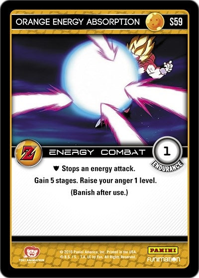 Orange Energy Absorption (59) [AWA] - Dragon Ball Z TCG Single