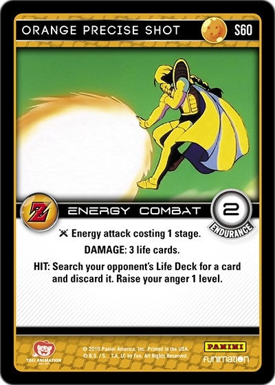 Orange Precise Shot (60) [AWA] - Dragon Ball Z TCG Single