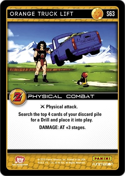 Orange Truck Lift (63) [AWA] - Dragon Ball Z TCG Single