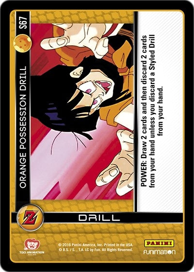 Orange Possession Drill (67) [AWA] - Dragon Ball Z TCG Single