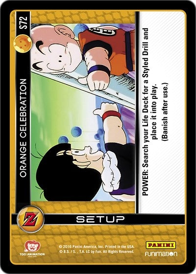 Orange Celebration (72) [AWA] - Dragon Ball Z TCG Single