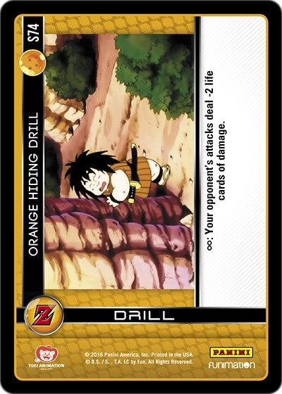 Orange Hiding Drill (74) [AWA] - Dragon Ball Z TCG Single