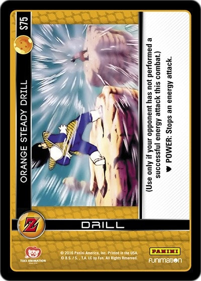 Orange Steady Drill (75) [AWA] - Dragon Ball Z TCG Single