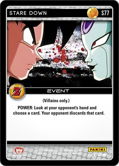Stare Down (77) [AWA] - Dragon Ball Z TCG Single