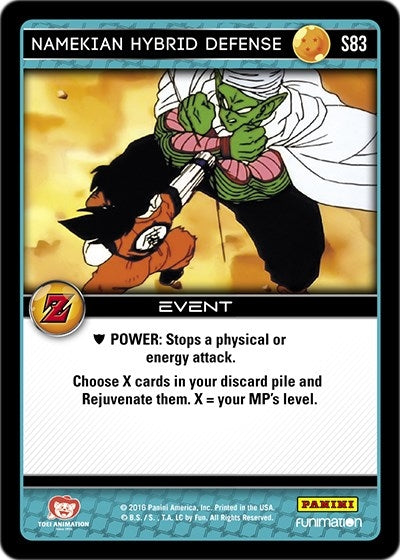 Namekian Hybrid Defense (83) [AWA] - Dragon Ball Z TCG Single