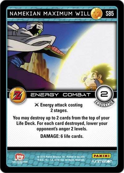 Namekian Maximum Will (85) [AWA] - Dragon Ball Z TCG Single