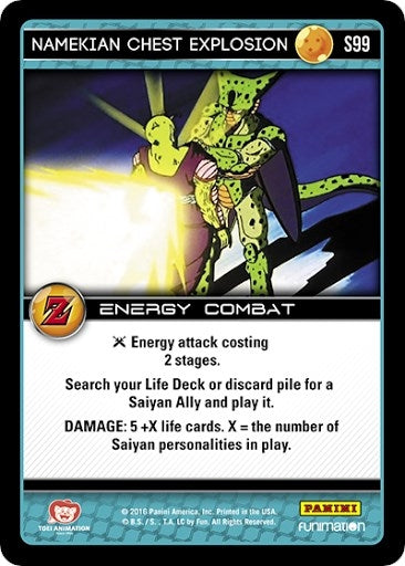 Namekian Chest Explosion (99) [AWA] - Dragon Ball Z TCG Single