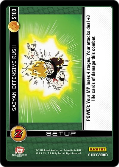 Saiyan Offensive Rush (103) [AWA] - Dragon Ball Z TCG Single