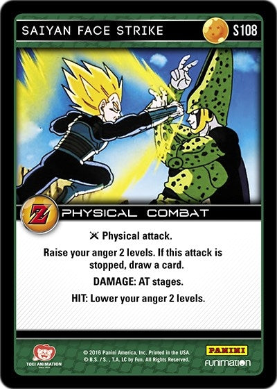 Saiyan Face Strike (108) [AWA] - Dragon Ball Z TCG Single