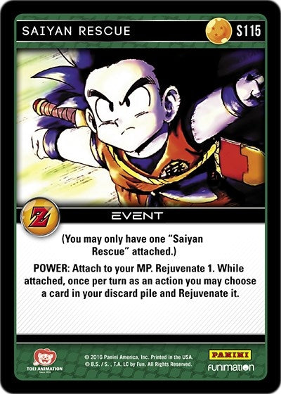 Saiyan Rescue (115) [AWA] - Dragon Ball Z TCG Single