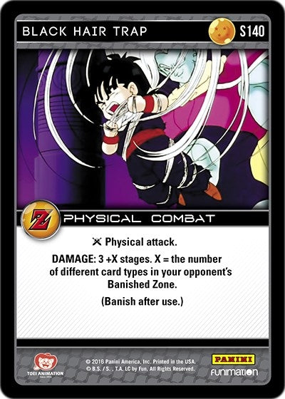 Black Hair Trap (140) [AWA] - Dragon Ball Z TCG Single