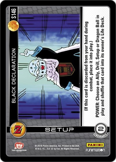 Black Declaration (146) [AWA] - Dragon Ball Z TCG Single