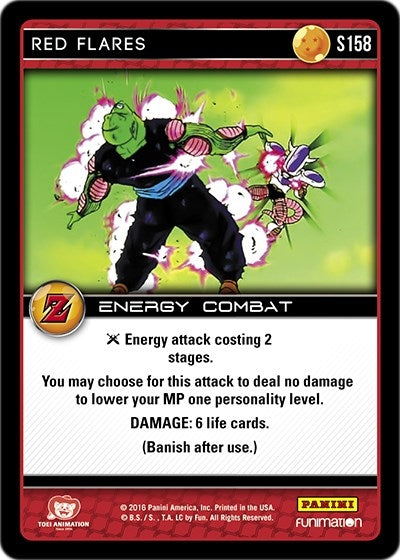 Red Flares (158) [AWA] - Dragon Ball Z TCG Single