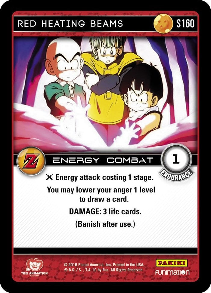 Red Heating Beams (160) [AWA] - Dragon Ball Z TCG Single