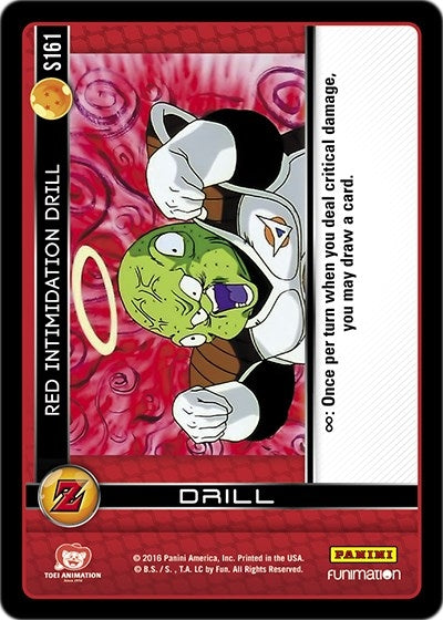 Red Intimidation Drill (161) [AWA] - Dragon Ball Z TCG Single