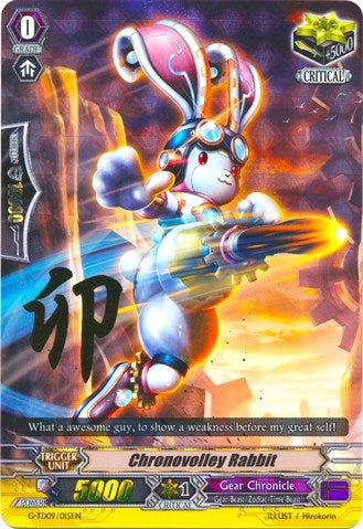 Chronovolley Rabbit (RRR Foil) (9015) [G-TD09] - Cardfight Vanguard Single
