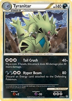 Image for Tyranitar - 26/95 (HGSS Unleashed) (026/095) (Deck Exclusives) - Pokemon