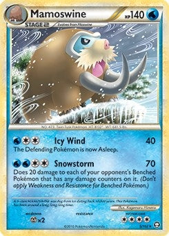 Image for Mamoswine - 5/102 (Cracked Ice Holo) (005/102) (Deck Exclusives) - Pokemon