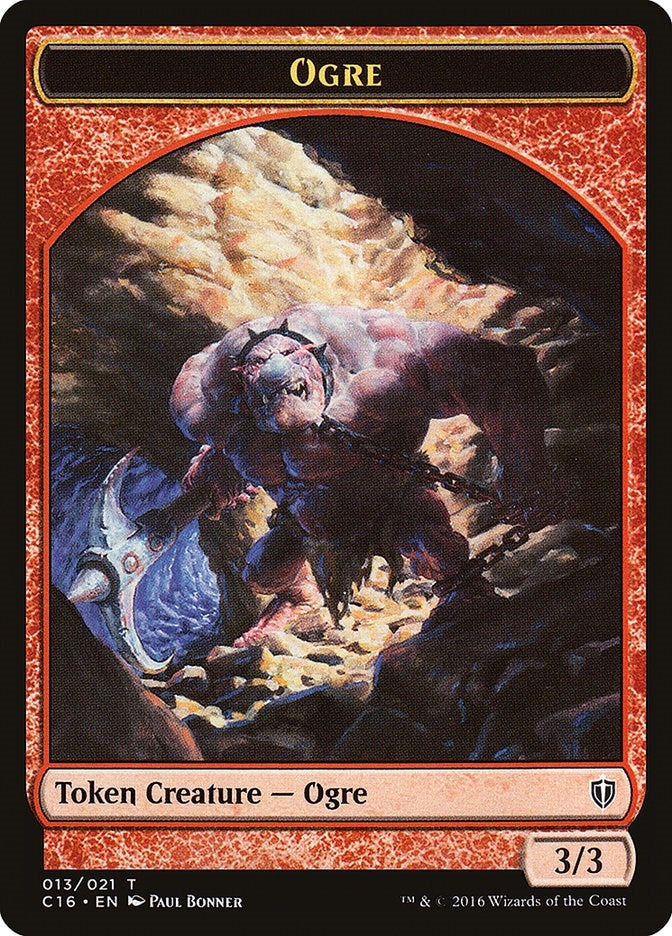 Ogre // Bird (007) Double-Sided Token (0) [C16] - MTG Single