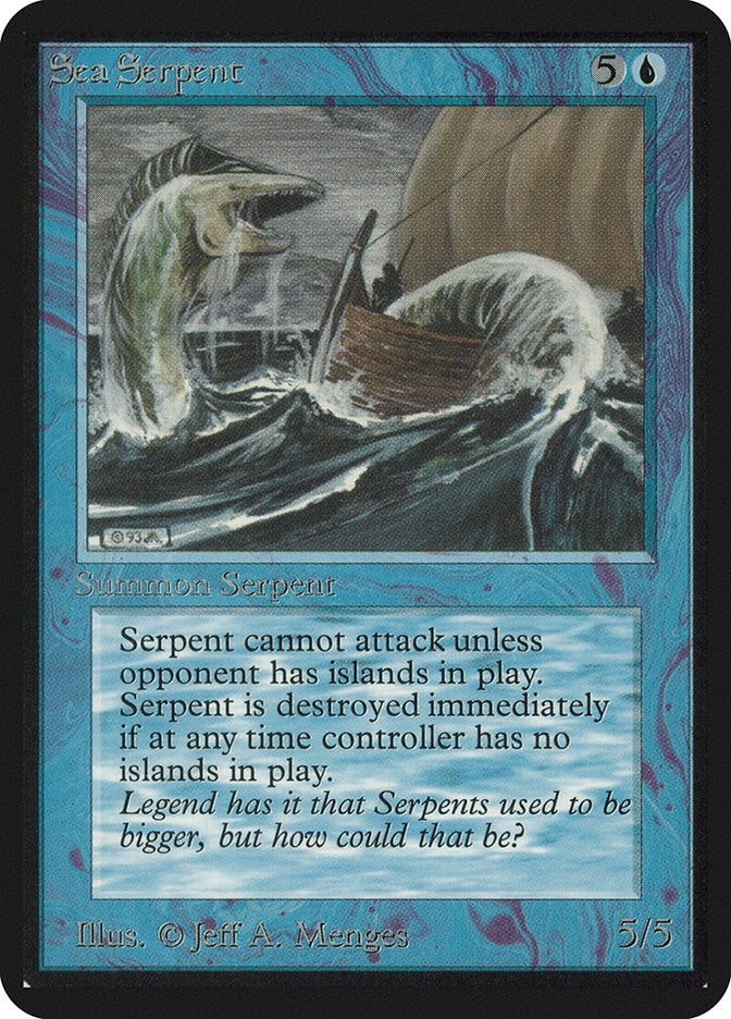 Sea Serpent [LEA] - MTG Single