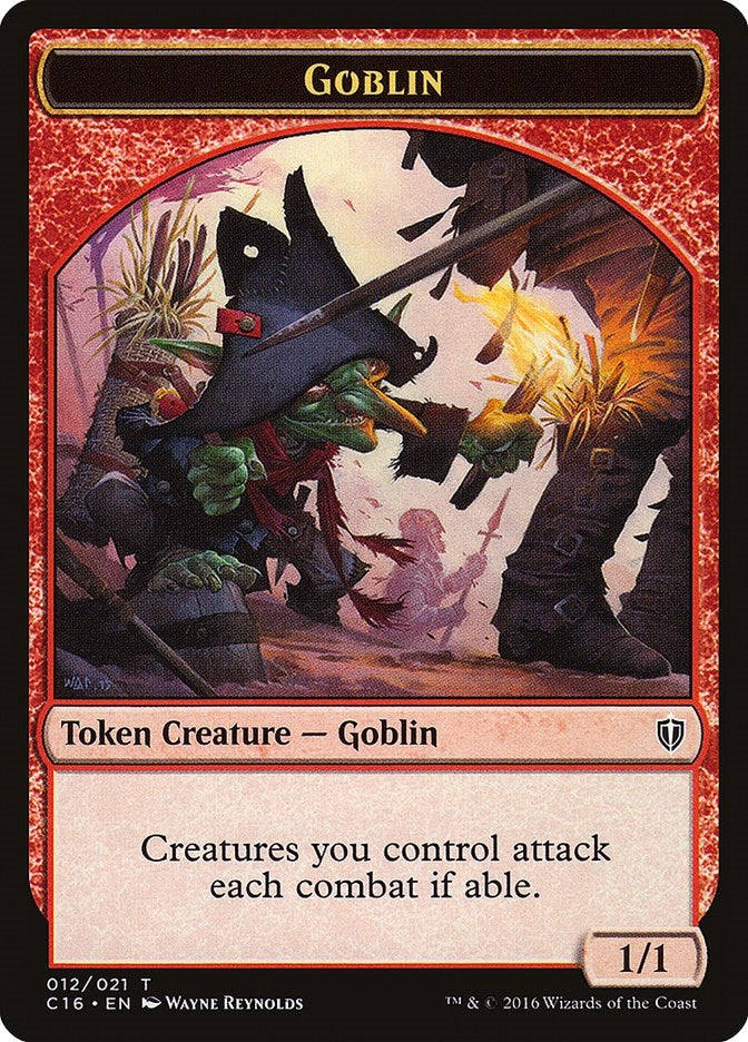 Goblin // Zombie Double-Sided Token (0) [C16] - MTG Single