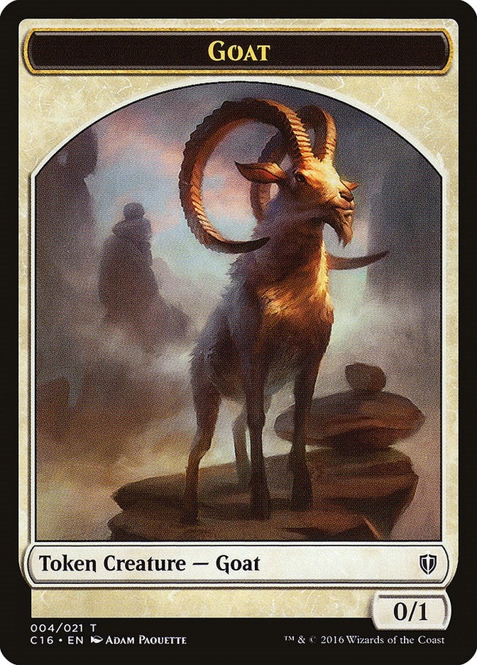 Goat // Thopter Double-Sided Token (0) [C16] - MTG Single