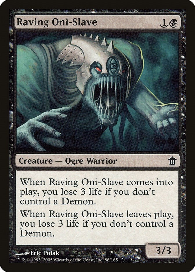 Raving Oni-Slave (86) [SOK] - MTG Single