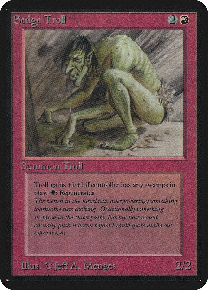 Sedge Troll [LEA] - MTG Single
