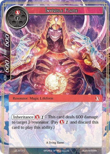 Invisible Flame (13) [LEL] - Force of Will Single