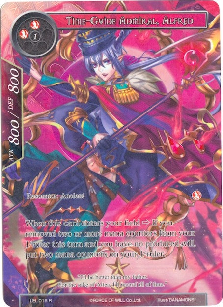Time-Guide Admiral Alfred (Full Art) (15) [LEL] - Force of Will Single
