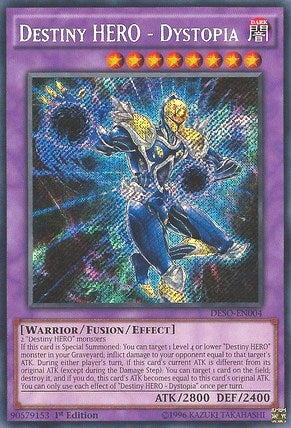 Destiny HERO - Dystopia (4) (DESO) - YuGiOh Single