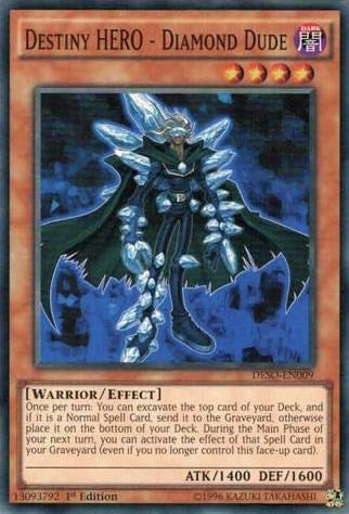 Destiny HERO - Diamond Dude (9) (DESO) - YuGiOh Single