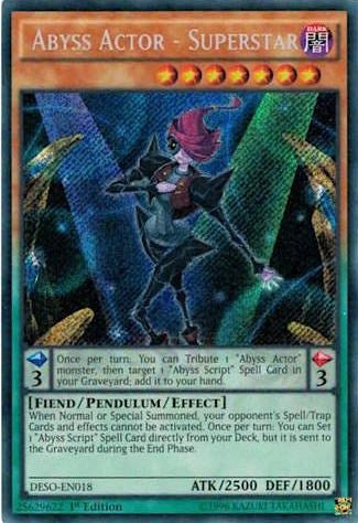 Abyss Actor - Superstar (18) (DESO) - YuGiOh Single