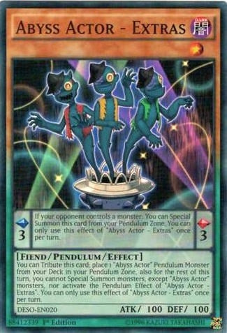 Abyss Actor - Extras (20) (DESO) - YuGiOh Single