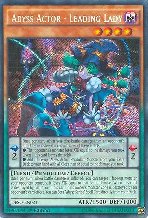 Abyss Actor - Leading Lady (21) (DESO) - YuGiOh Single